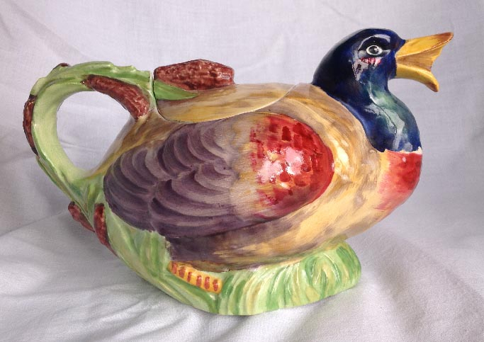 rare Royal Winton Mallard duck teapot